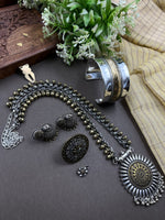 Load image into Gallery viewer, TWO TONE 5 PIECE JEWLERY SET COMBO