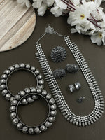 Load image into Gallery viewer, KOLAPURI JEWELLERY SET COMBO