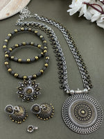 Load image into Gallery viewer, Neeti Dualtone Jewellery Set