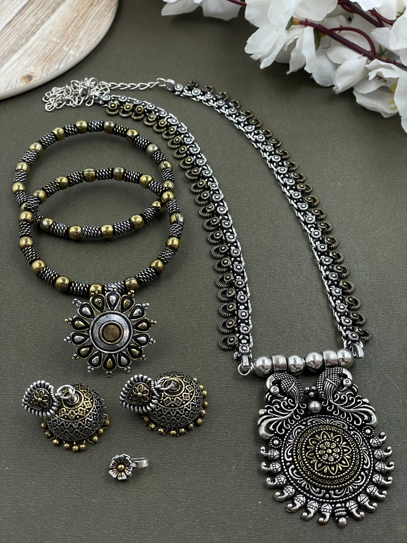 Neeti Dualtone Jewellery Set