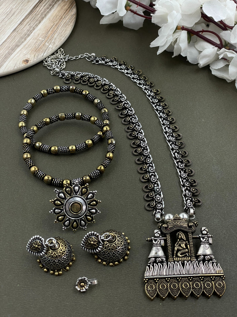 Neeti Dualtone Jewellery Set