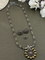 Load image into Gallery viewer, SOMYA BRASS TWO TONE JEWELRY SET COMBO