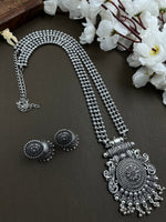 Load image into Gallery viewer, RITA 3 LINE PENDANT JEWELLERY SET