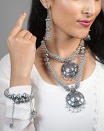 Load image into Gallery viewer, TANYA OXIDISED JEWELLERY SET COMBO