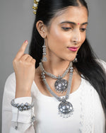 Load image into Gallery viewer, TANYA OXIDISED JEWELLERY SET COMBO