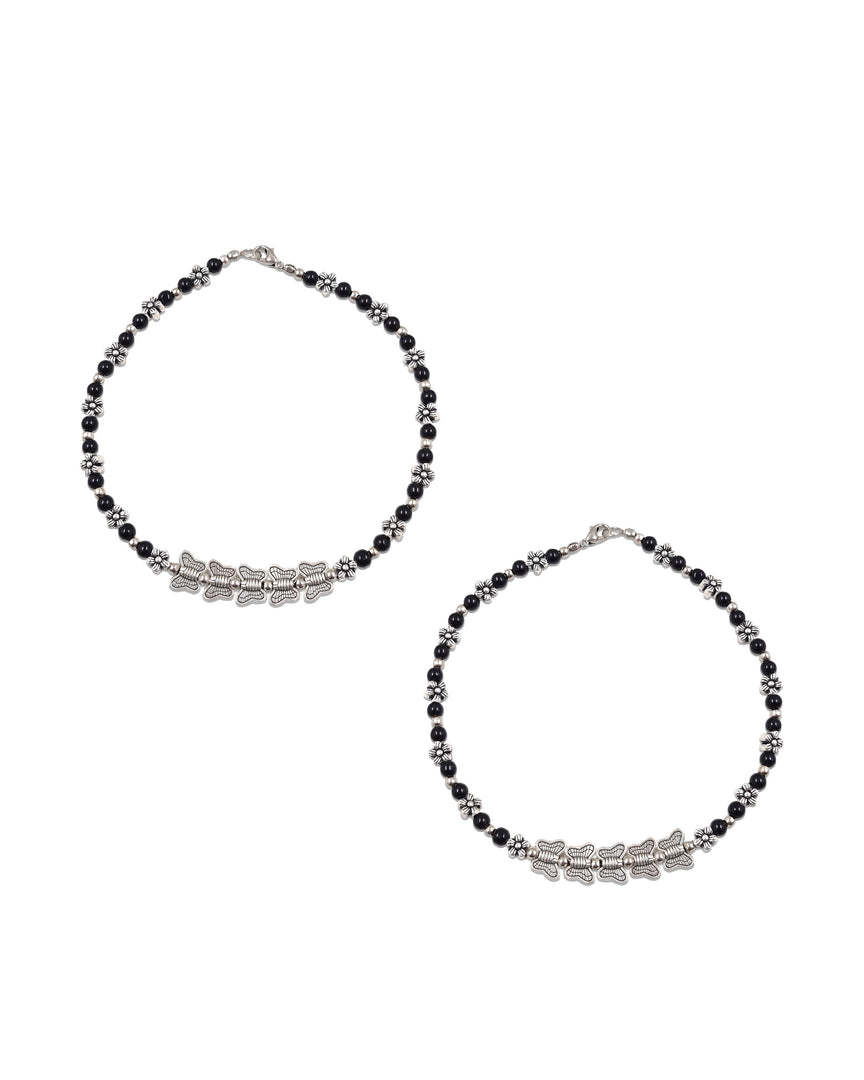 ANVI DESIGNER SILVER ANKLET