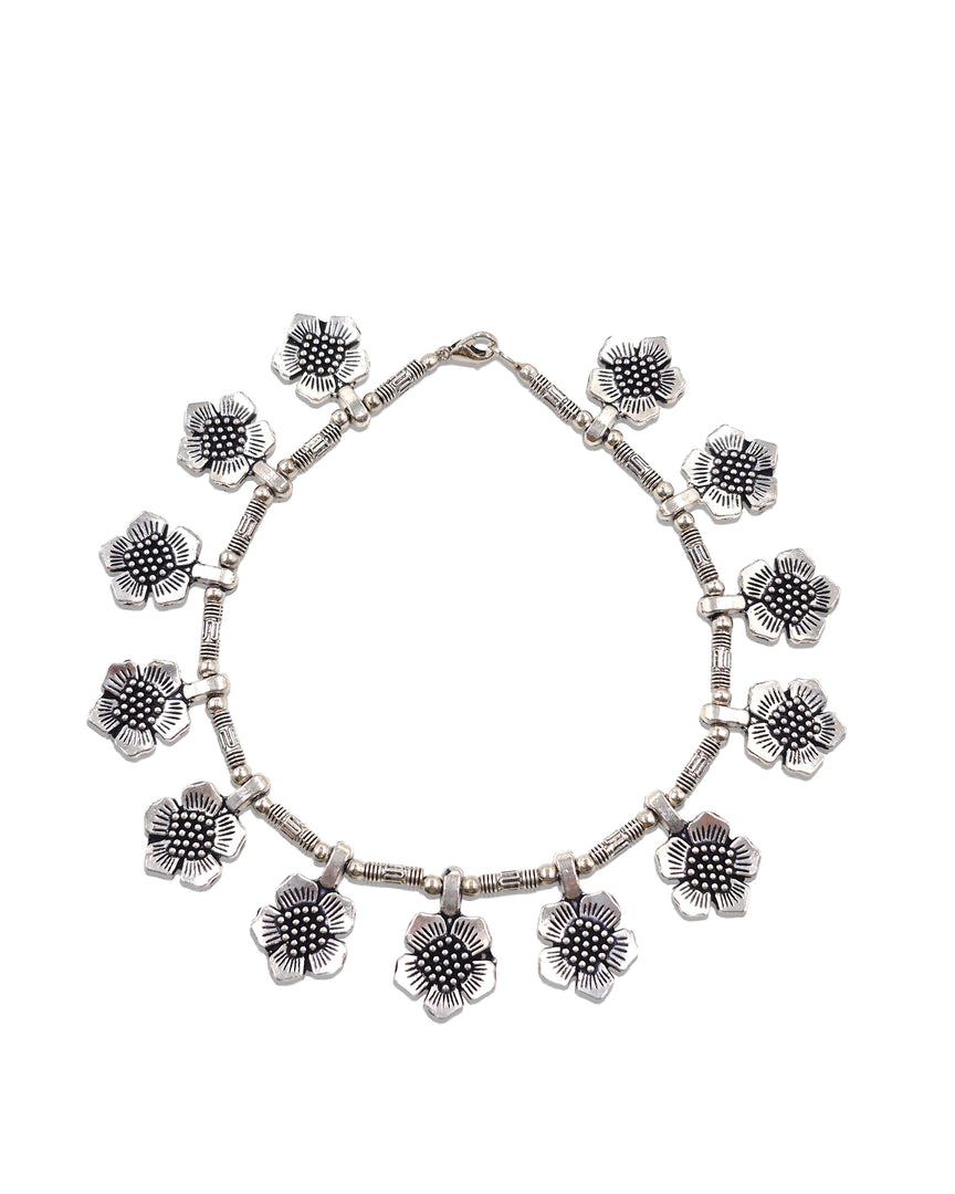 ZOE DESIGNER SILVER ANKLET