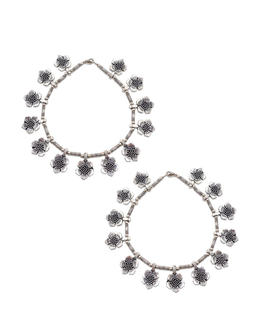 ZOE DESIGNER SILVER ANKLET
