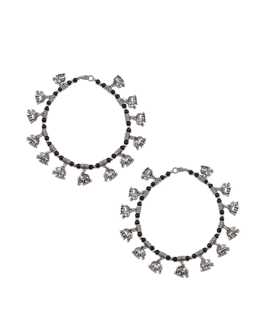 AADHYA DESIGNER SILVER ANKLET