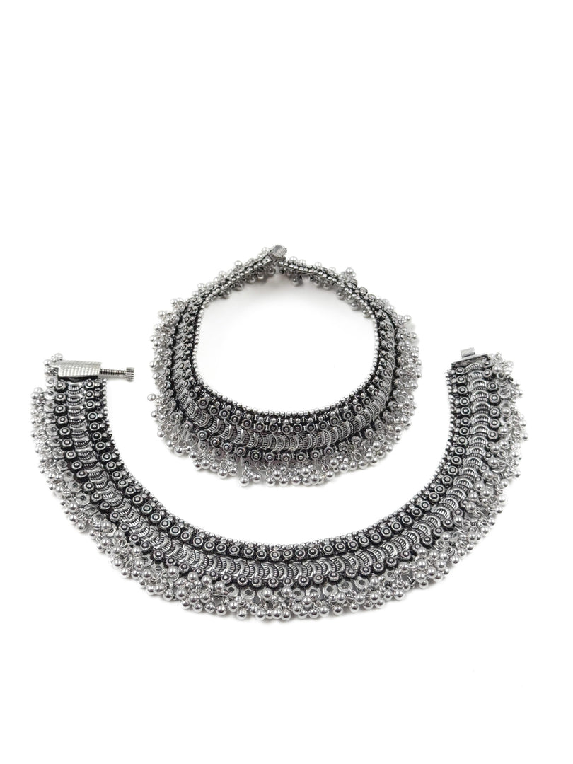 AASHIKA DESIGNER SILVER ANKLET