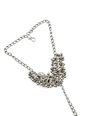 Ruhani Designer Silver Anklet