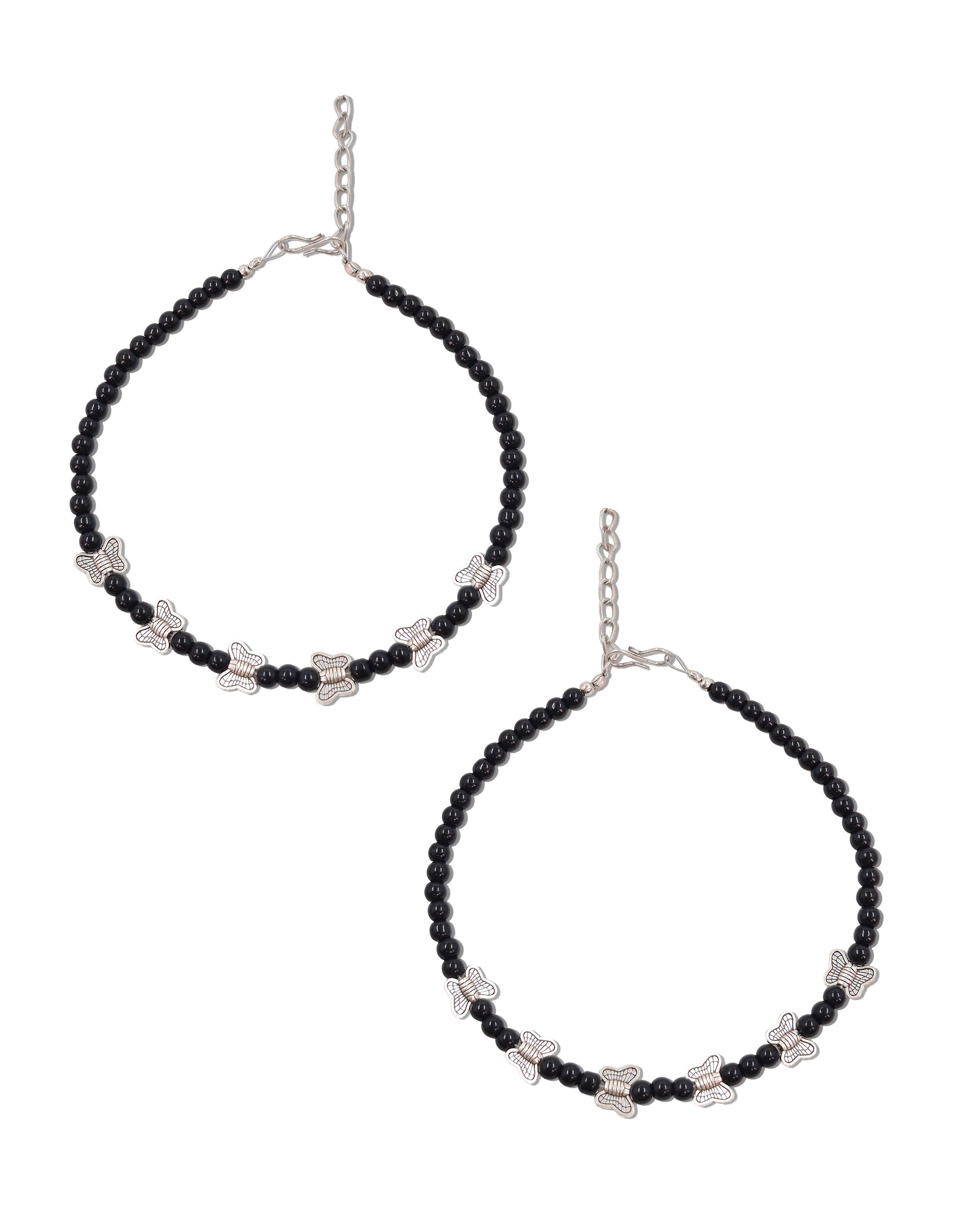 DIYA DESIGNER SILVER ANKLET