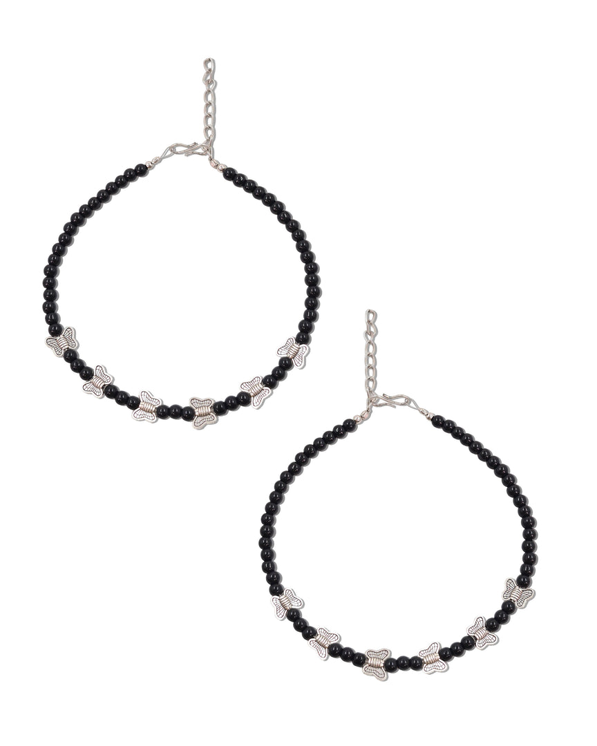 DIYA DESIGNER SILVER ANKLET