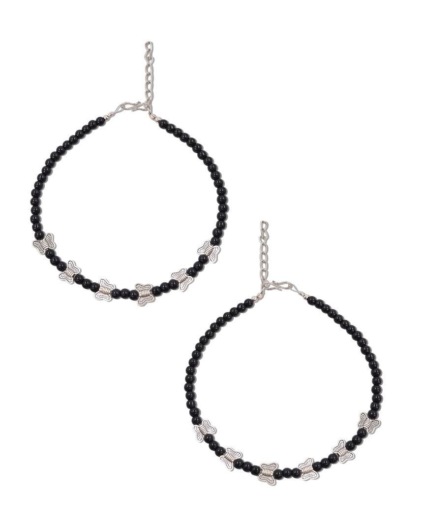 DIYA DESIGNER SILVER ANKLET