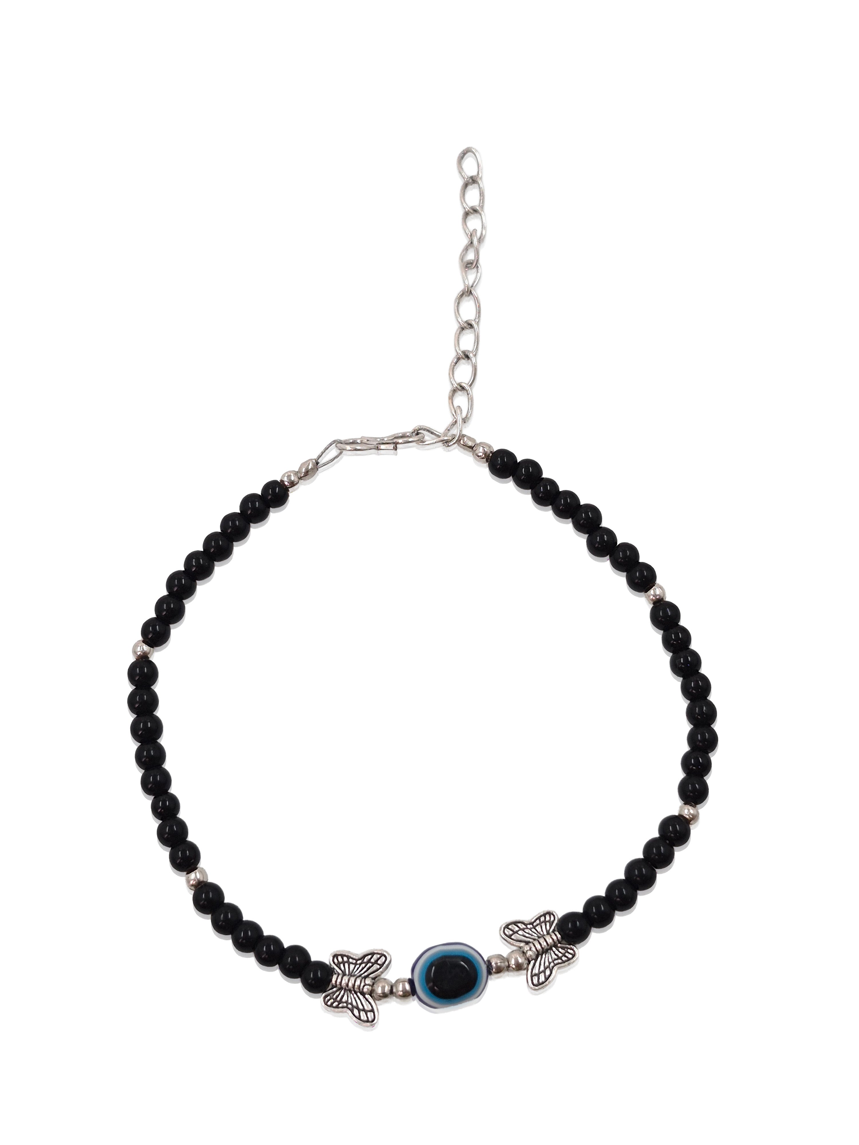 NAVYA DESIGNER SILVER ANKLET