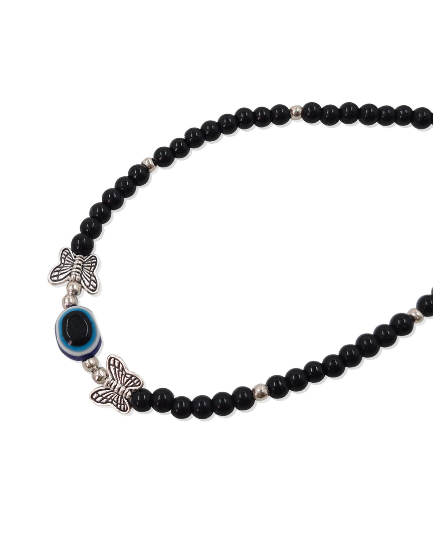 NAVYA DESIGNER SILVER ANKLET