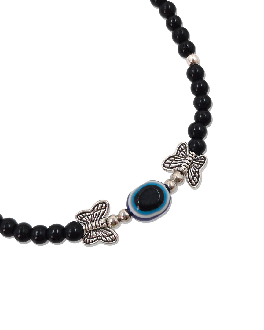 NAVYA DESIGNER SILVER ANKLET