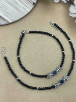 Load image into Gallery viewer, NAVYA DESIGNER SILVER ANKLET