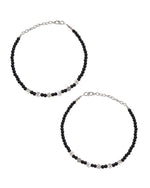 Load image into Gallery viewer, VEDIKA DESIGNER SILVER ANKLET