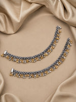 Load image into Gallery viewer, Rishika Dual Tone Anklet