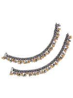 Load image into Gallery viewer, Rishika Dual Tone Anklet