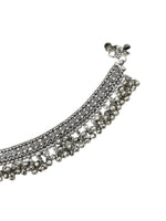 Load image into Gallery viewer, Vaishnavi  Designer Oxidised Silver Anklet