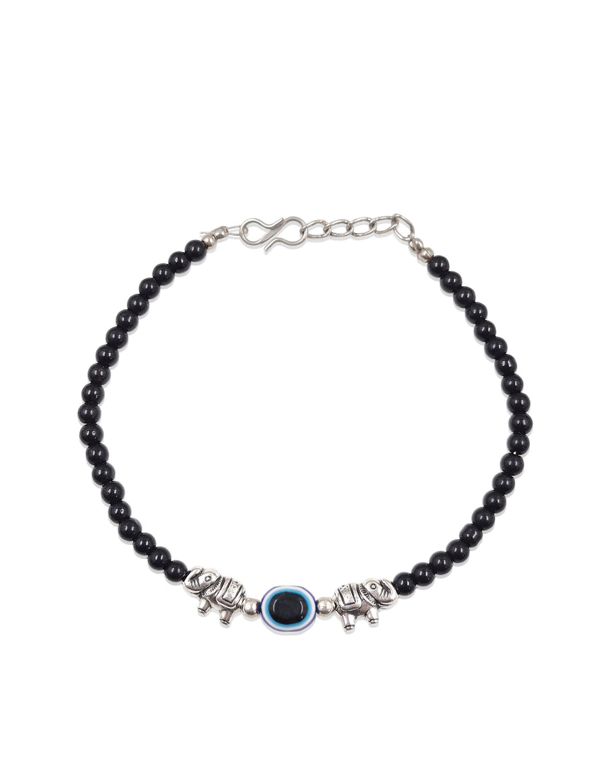 Sakhi Designer Silver Anklets