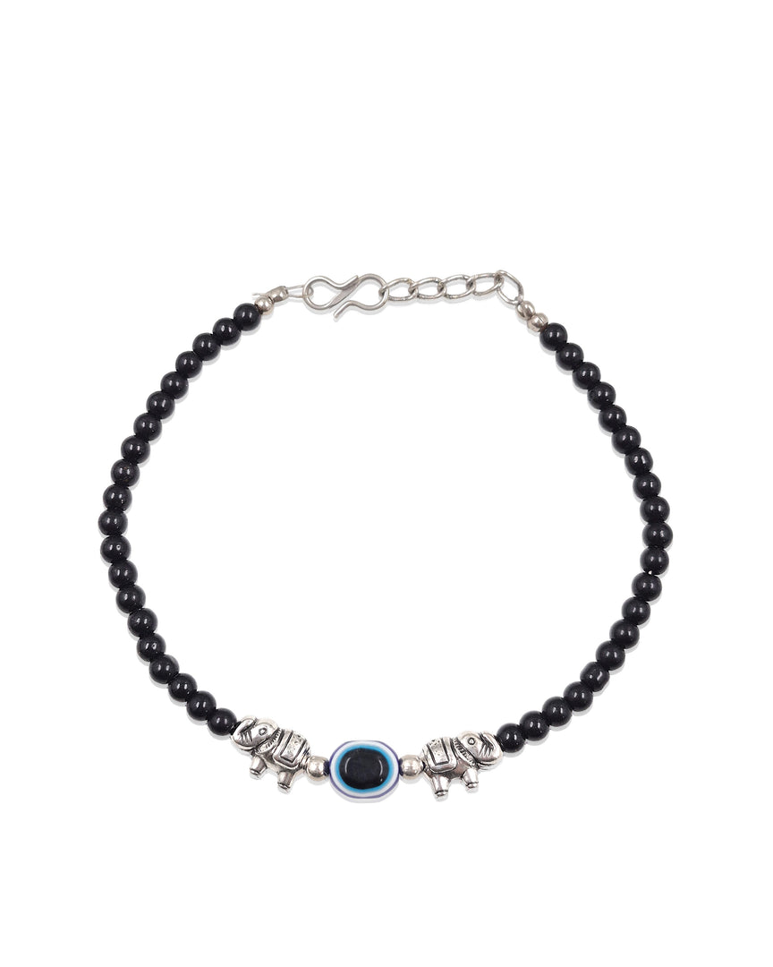 Sakhi Designer Silver Anklets