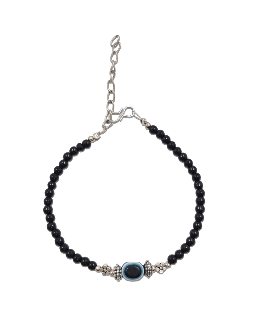 Ruhi Designer Silver Anklets