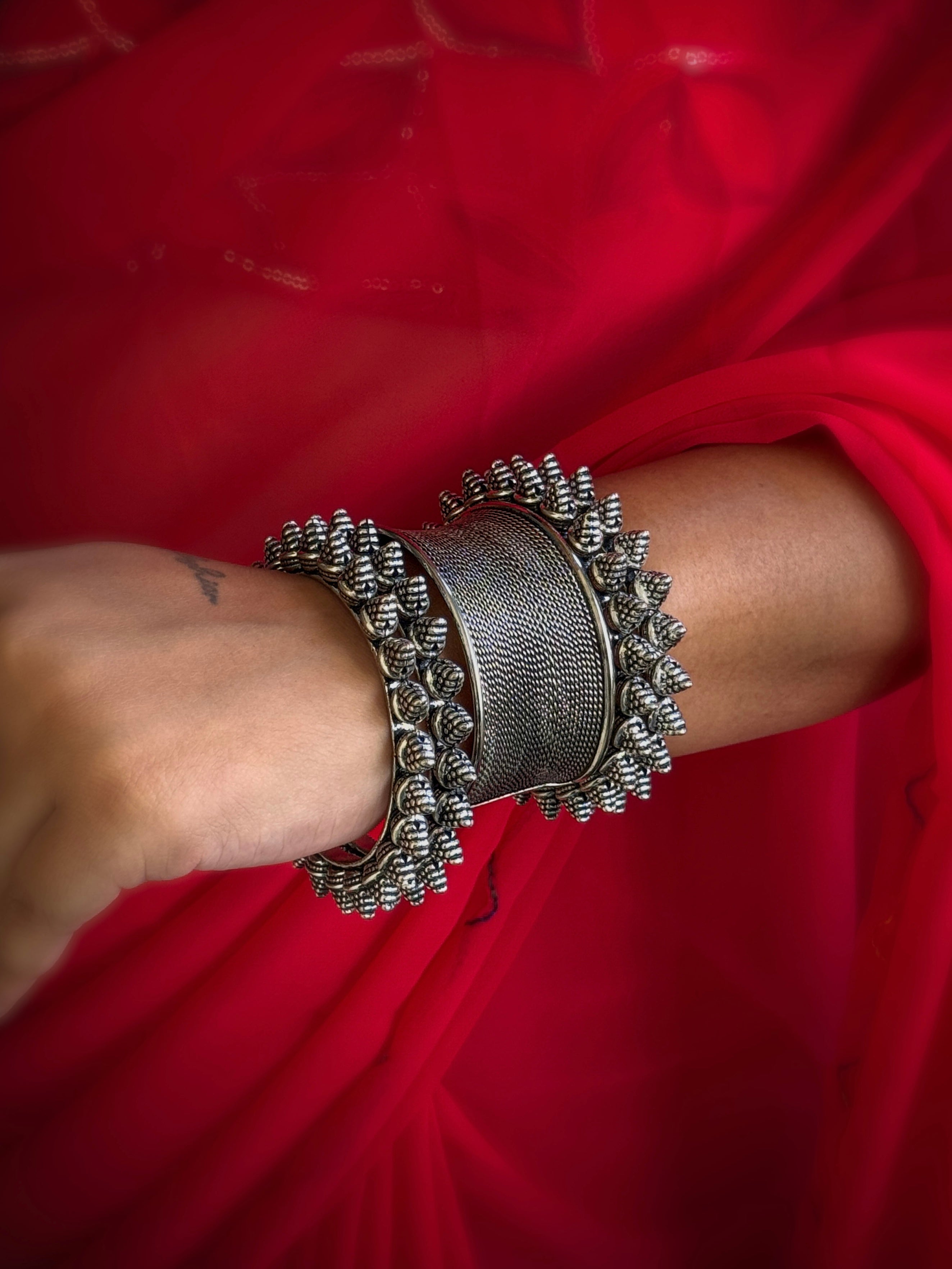 OXIDISED BANGLES COMBO