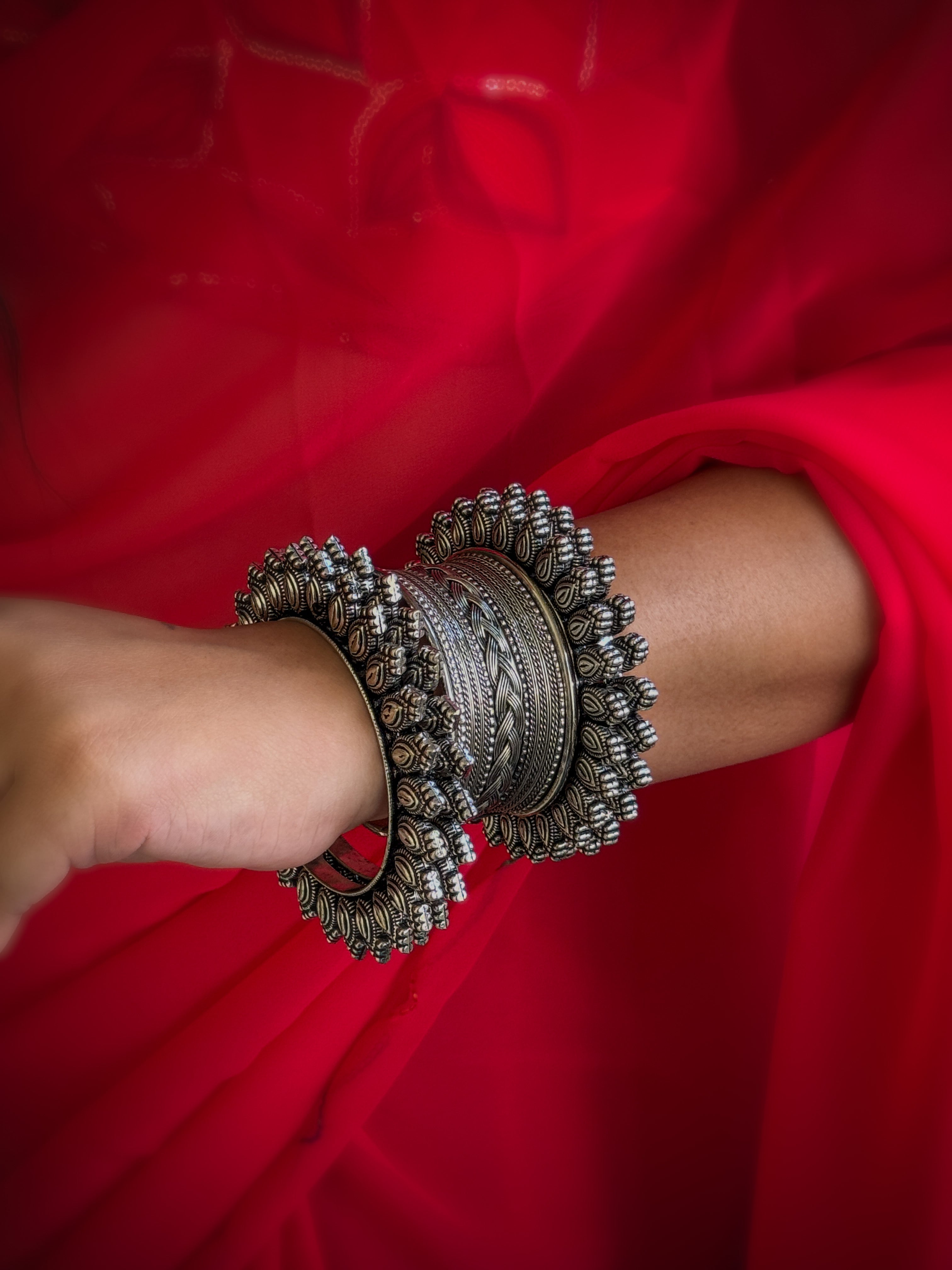 OXIDISED BANGLES COMBO