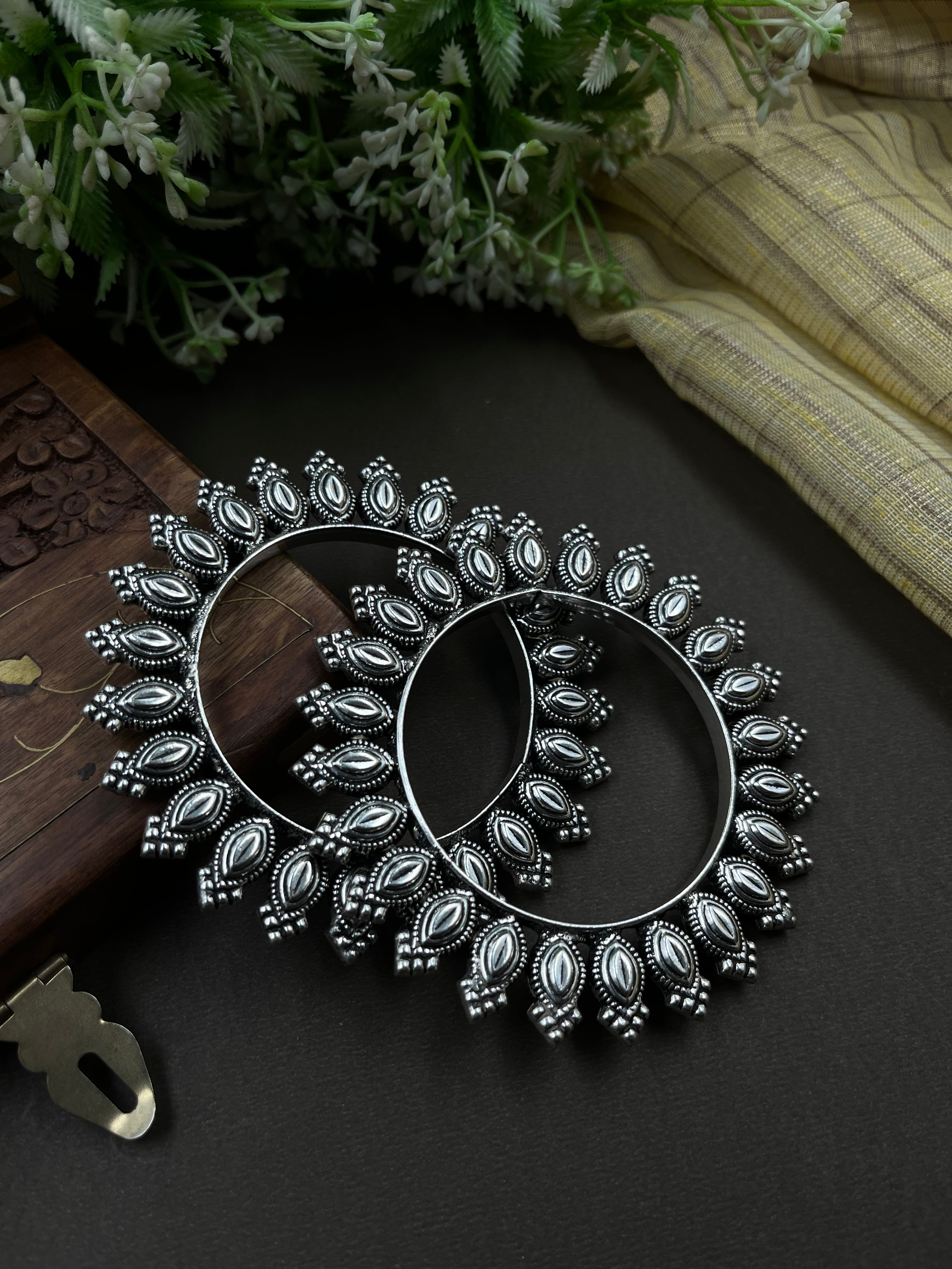 OXIDISED BANGLES COMBO