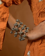 Silver Ghungroo Bangles