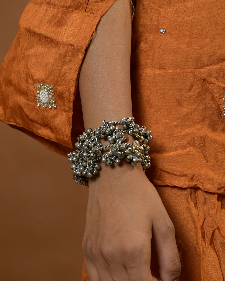 Silver Ghungroo Bangles
