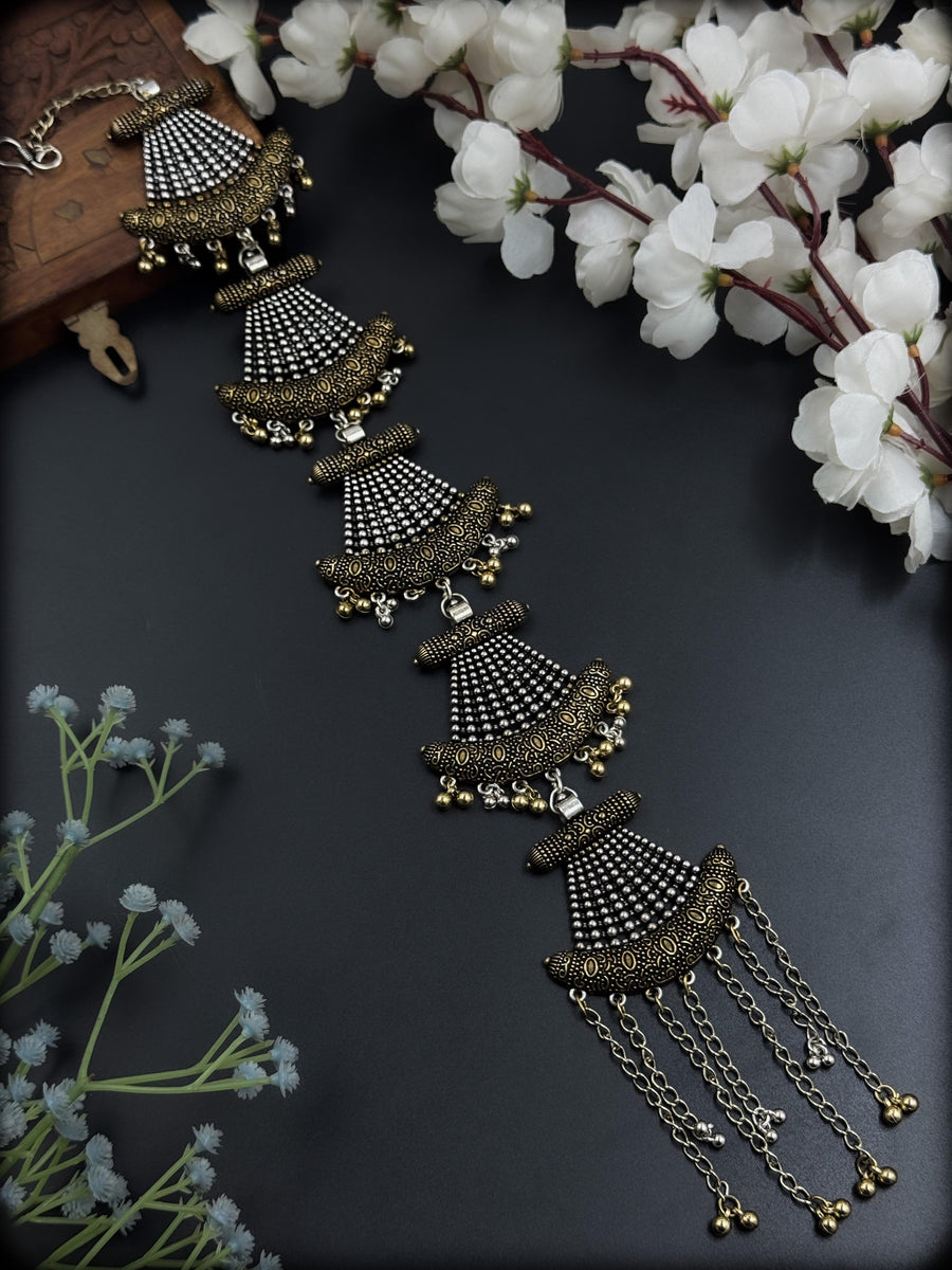 Zehra Oxidised Chooti Phool – Naman Arts