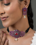 Load image into Gallery viewer, Mahira Stone Necklace Set
