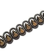 Load image into Gallery viewer, Oxidised Lakshmi Temple Choker Necklace Set