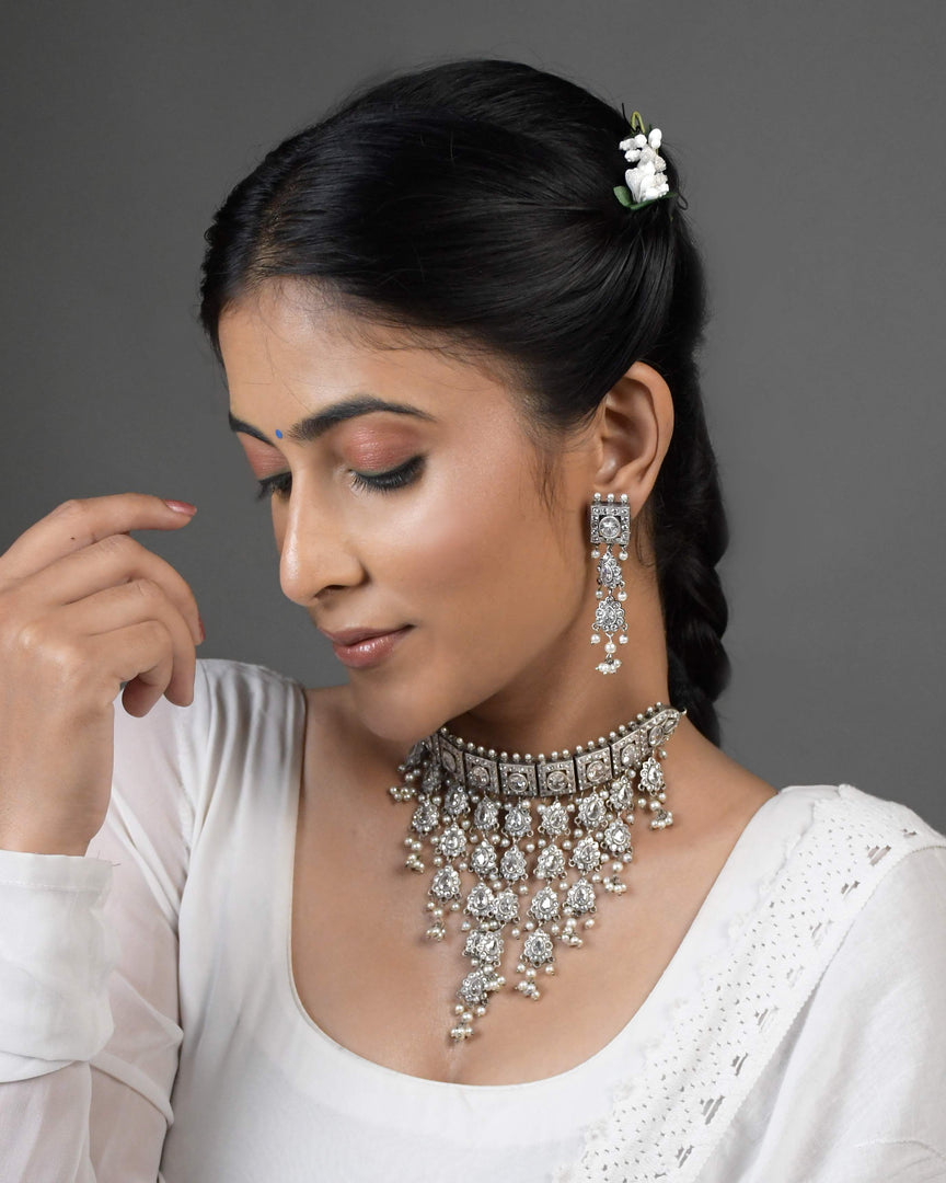 Aditi Stone Necklace Set