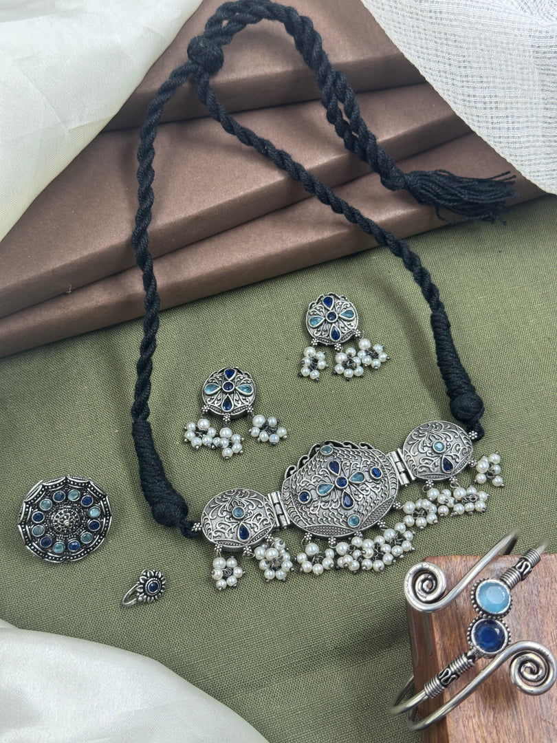 Anika Stone Jewellery Set Combo
