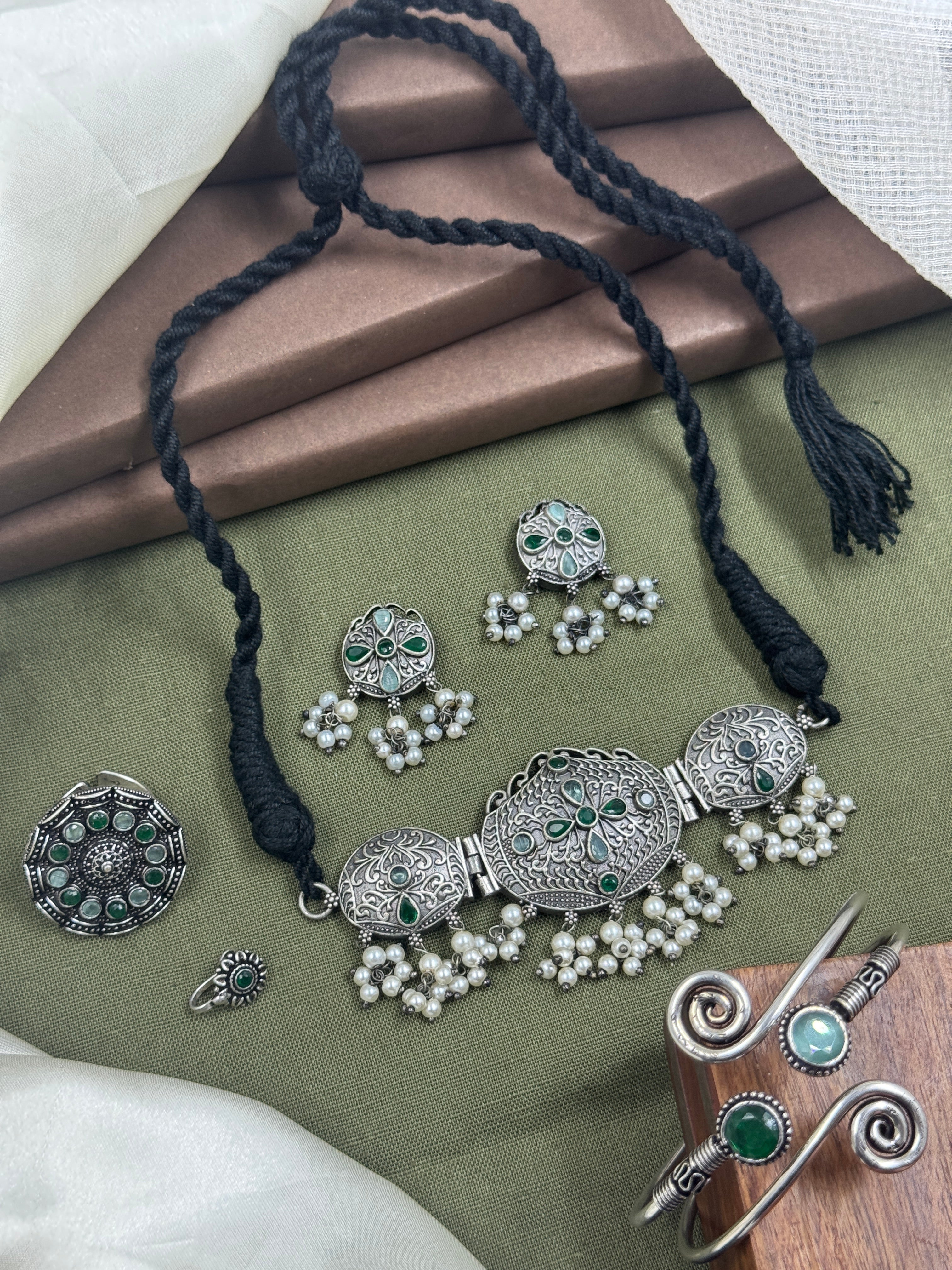 ANIKA STONE JEWELLERY SET COMBO
