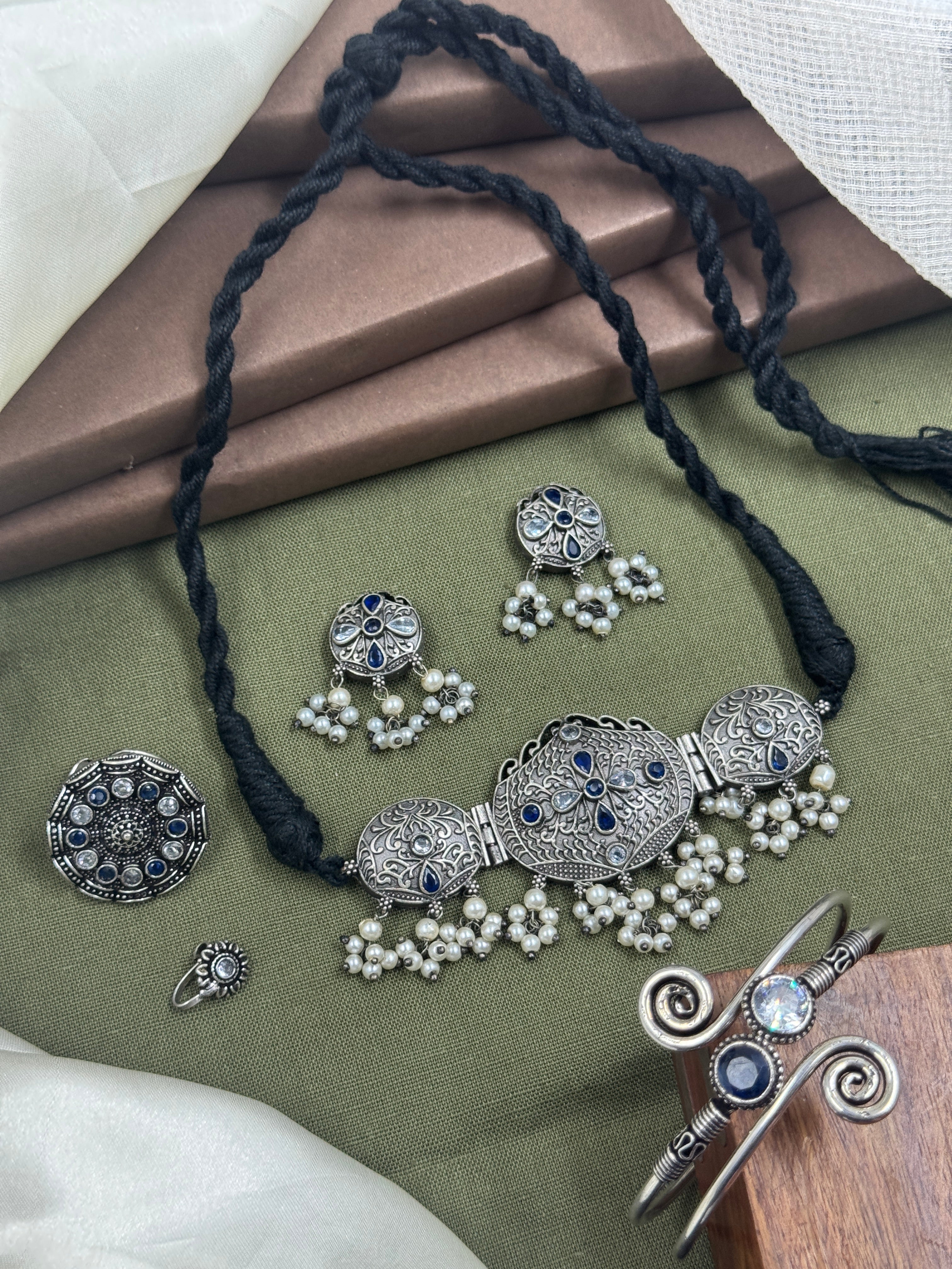 ANIKA STONE JEWELLERY SET COMBO