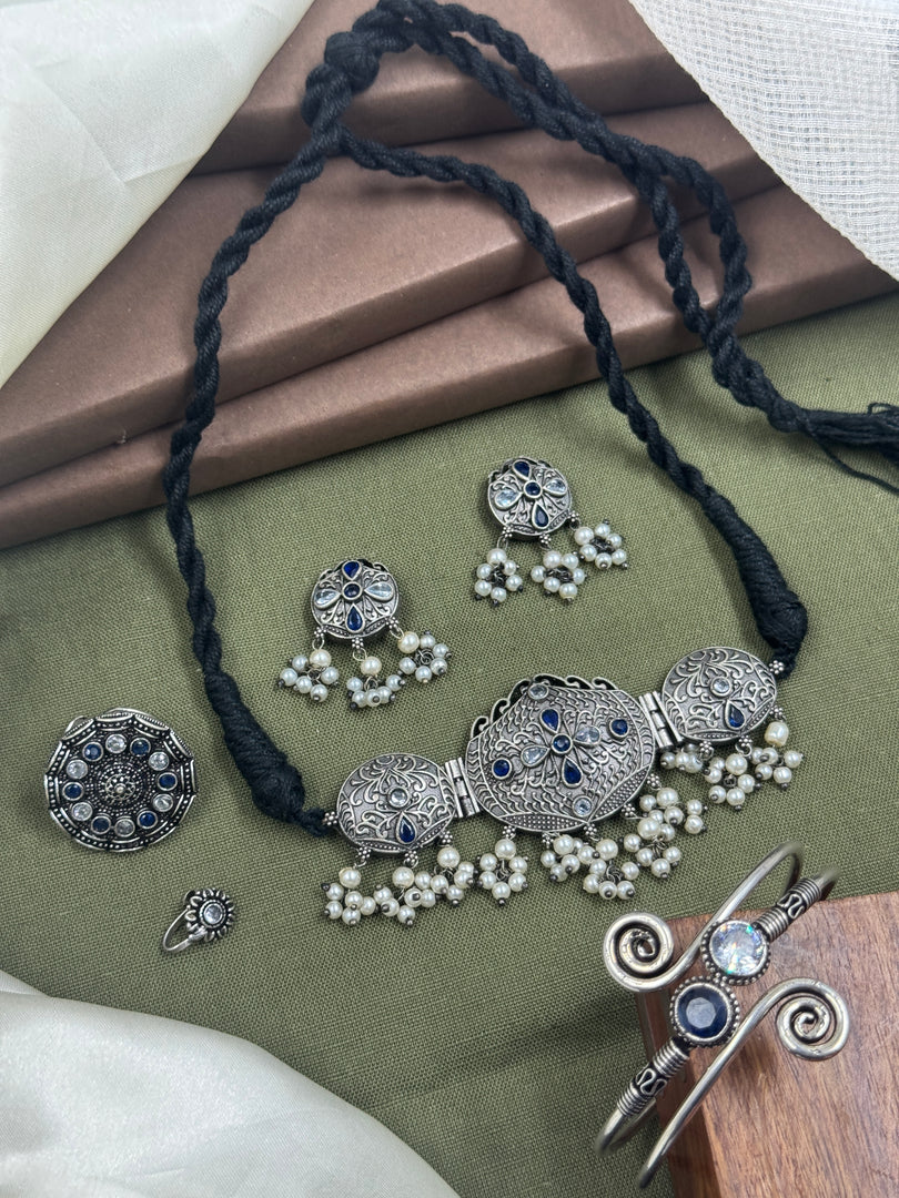 Anika Stone Jewellery Set Combo