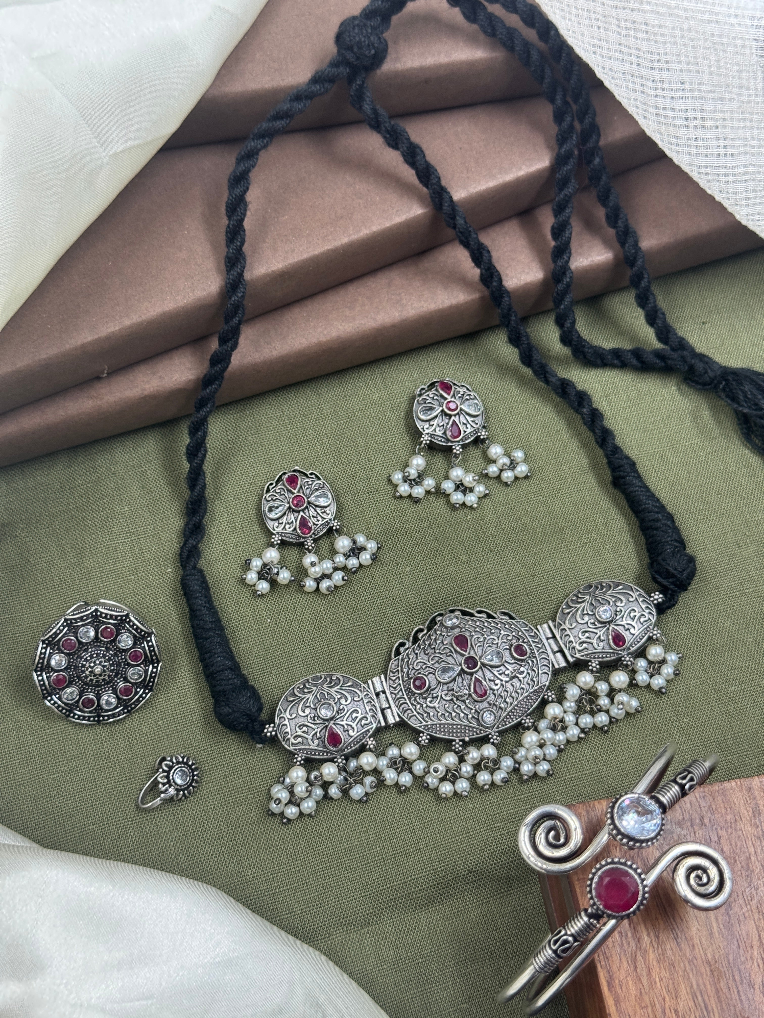 ANIKA STONE JEWELLERY SET COMBO