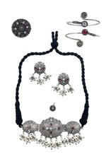 Load image into Gallery viewer, Anika Stone Jewellery Set Combo