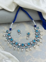 Load image into Gallery viewer, Meera Stone Necklace Set