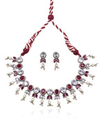Load image into Gallery viewer, Meera Stone Necklace Set