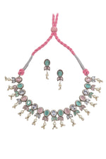 Load image into Gallery viewer, Meera Stone Necklace Set