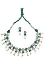 Load image into Gallery viewer, Meera Stone Necklace Set