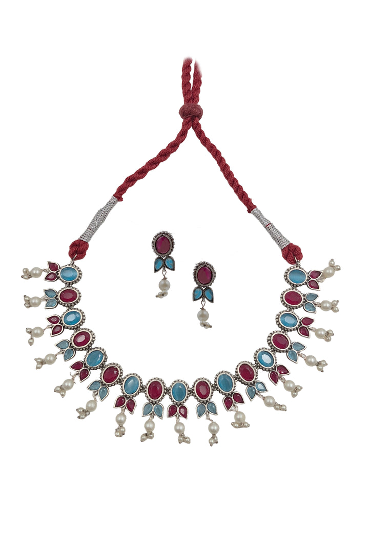 Meera Stone Necklace Set