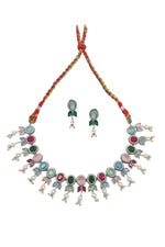 Load image into Gallery viewer, Meera Stone Necklace Set